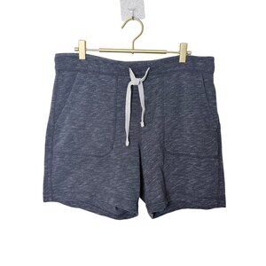 Rowm‎ Mens Heathered Gray Lounge Shorts Size XL Cotton Blend Athletic Sports